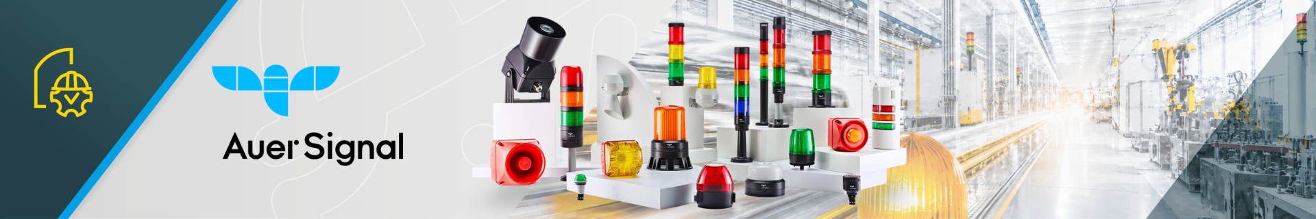 Auer Signal signal towers, warning lights and audible signalling devices