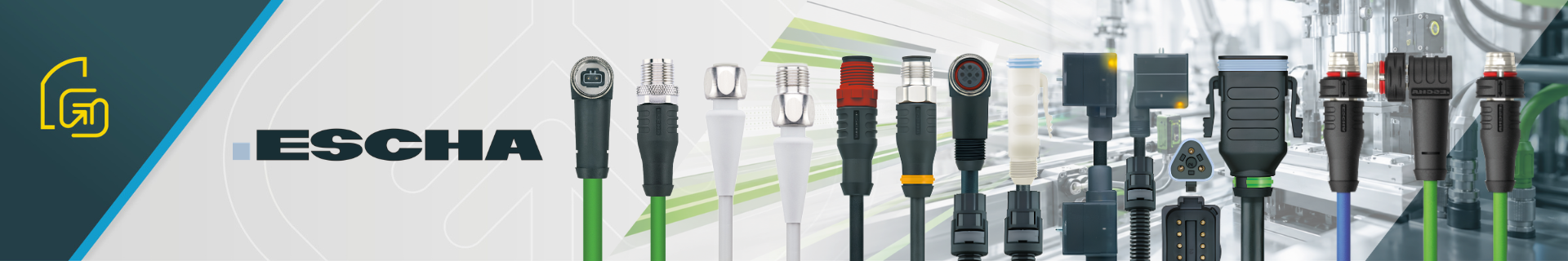 ESCHA industrial connectors and connection cables for automation