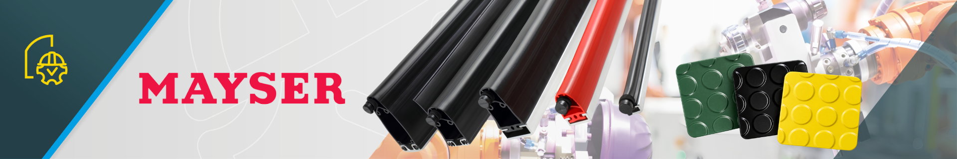 Mayser safety edges and safety mats for machine safety