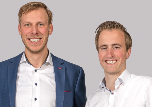 Measurement specialists Jarno Schoen and Joeri Kruithof - Fortop Automation & Energy Control Measurement specialists Jarno Schoen and Joeri Kruithof - Fortop Automation & Energy Control