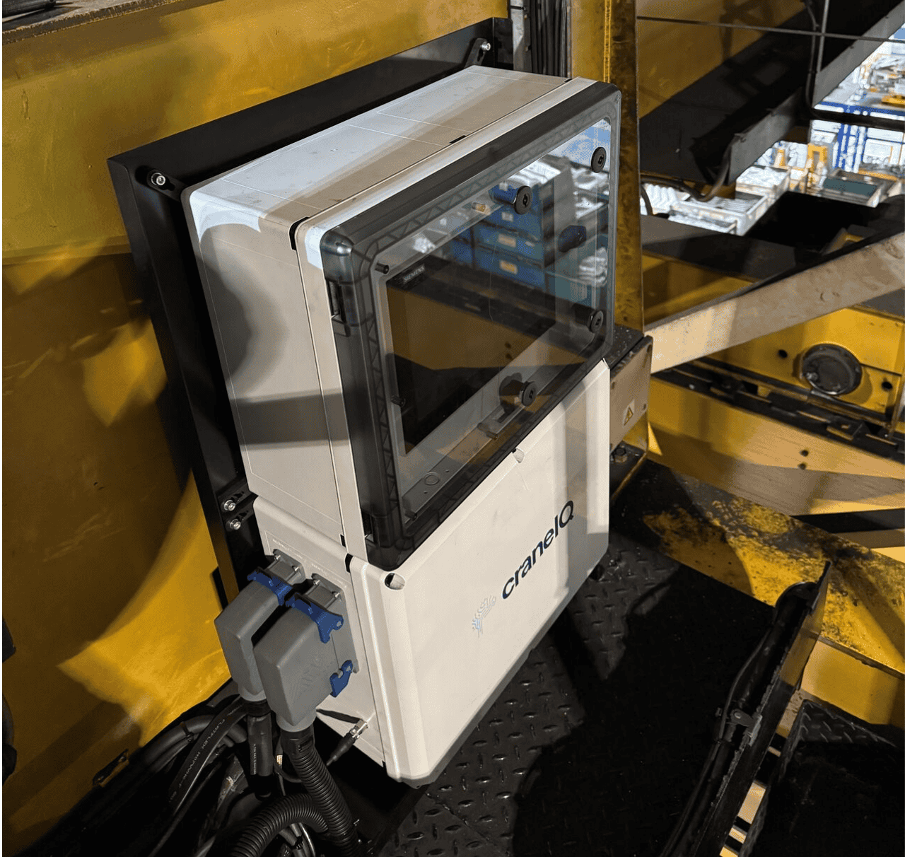 CraneIQ can be applied to both existing and newly installed cranes